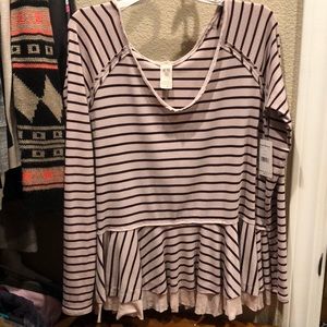 Free people NWT long sleeve medium
